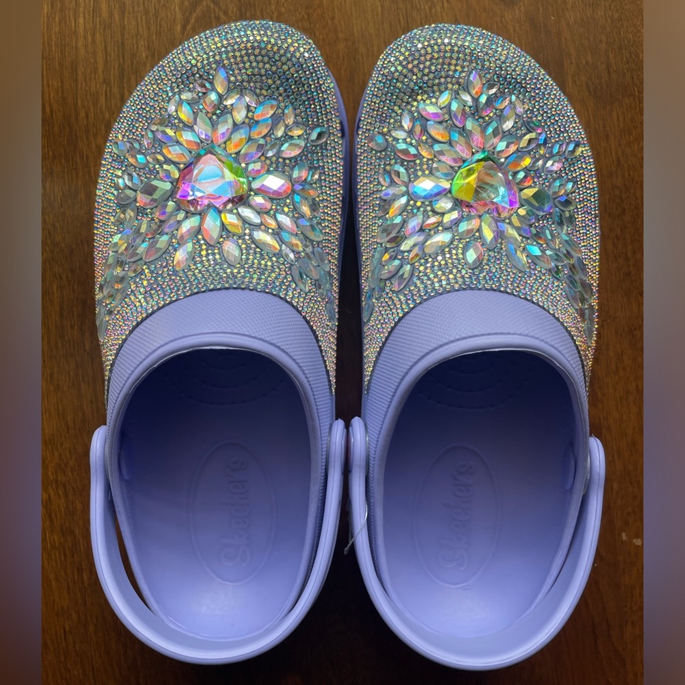 Skechers Bedazzled Clogs Girl Size 2